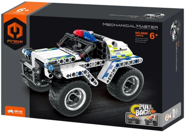 M.MASTER PULL BACK POLICE  CAR