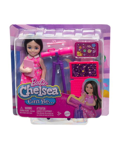Muñeca Chelsea de Profesiones - Astrónomo
