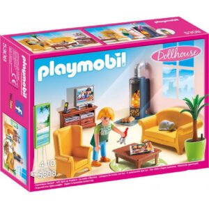 PLAYMOBIL - SALA DE ESTAR CON FUEGO