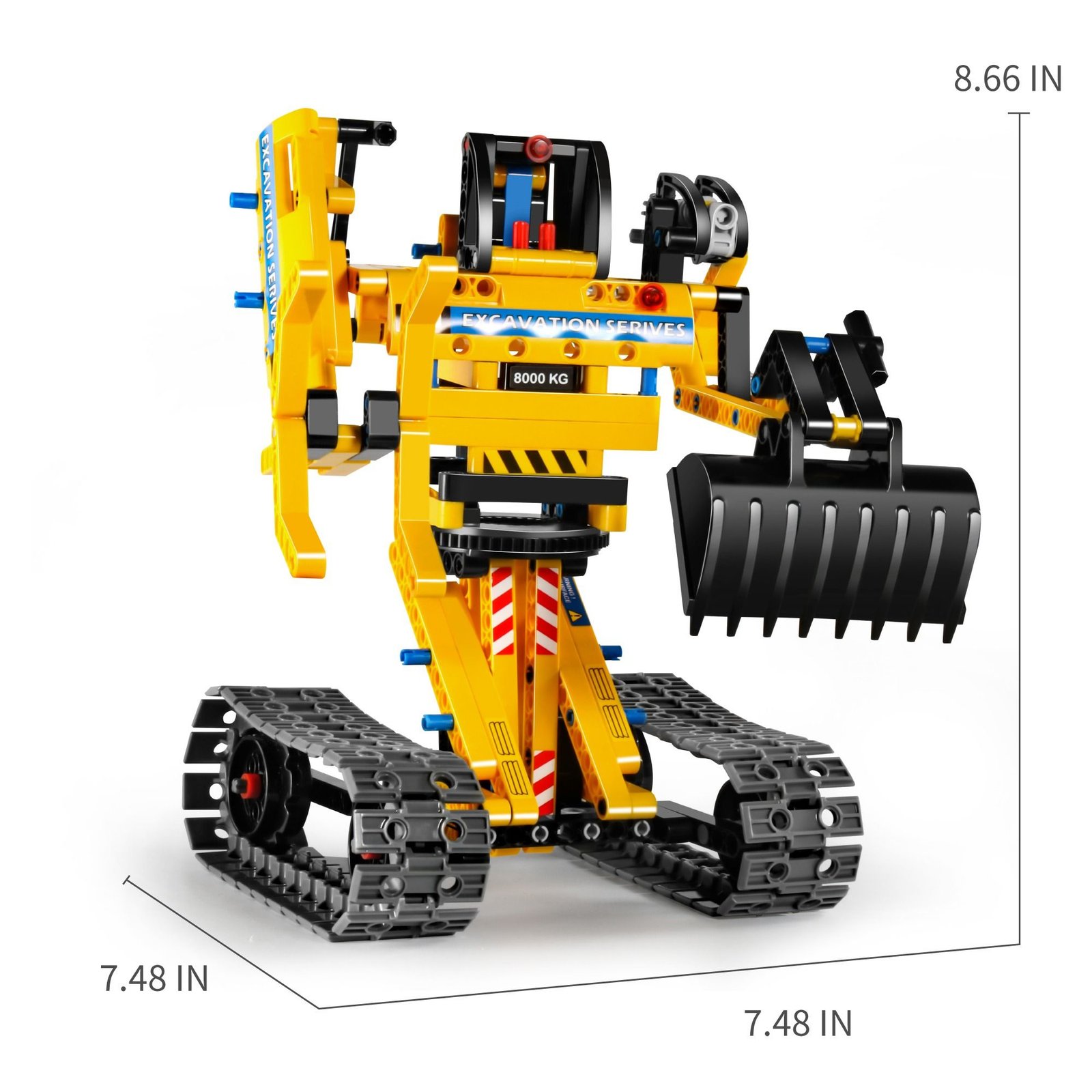 BLOQUE DE CONSTRUCCIÓN - EXCAVADORA Y ROBOT - Imagen 7